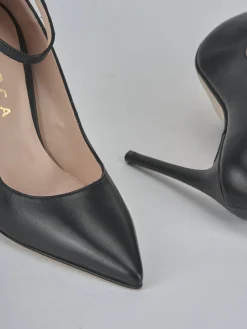Outlet Décolleté tacco 11cm pelle Donna Décolleté