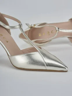 Discount Décolleté tacco 7cm pelle Donna Décolleté