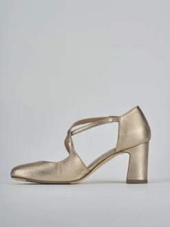 Outlet Décolleté tacco 7cm pelle Donna Décolleté