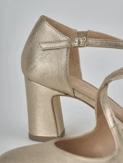 Outlet Décolleté tacco 7cm pelle Donna Décolleté