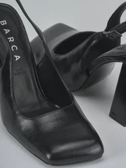 Outlet Décolleté tacco 9cm pelle sostenibile Donna Décolleté