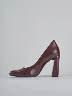 Décolleté tacco 9cm pelle sostenibile bordo' Donna Décolleté
