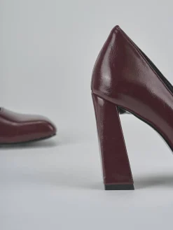 Décolleté tacco 9cm pelle sostenibile bordo' Donna Décolleté