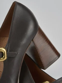 New Décolleté tacco 7cm pelle testa Donna Décolleté