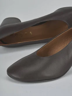 Clearance Décolleté tacco 6cm pelle testa Donna Décolleté