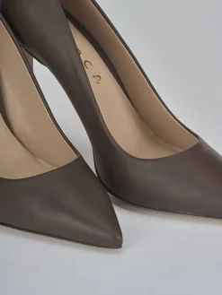 Online Décolleté tacco 10cm pelle testa Donna Décolleté