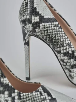 Sale Décolleté tacco 10cm pitone Donna Décolleté