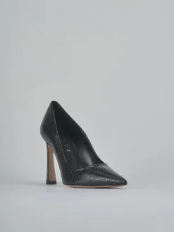 Clearance Décolleté tacco 9cm pitone Donna Décolleté