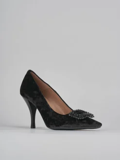 Discount Décolleté tacco 9cm velluto Donna Décolleté