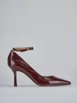 Sale Décolleté tacco 7cm vernice bordo' Donna Décolleté
