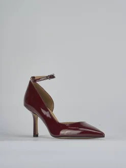 Sale Décolleté tacco 7cm vernice bordo' Donna Décolleté
