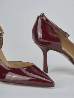Sale Décolleté tacco 7cm vernice bordo' Donna Décolleté
