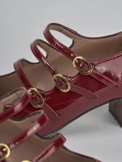 Sale Décolleté tacco 4cm vernice bordo' Donna Décolleté