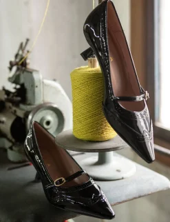 Outlet Décolleté tacco 6cm vernice Donna Décolleté