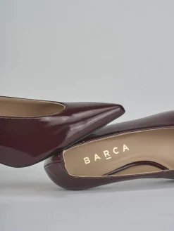 Décolleté tacco 5cm vernice bordo' Donna Décolleté