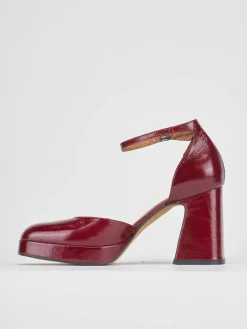 New Décolleté tacco 9cm vernice bordo' Donna Décolleté