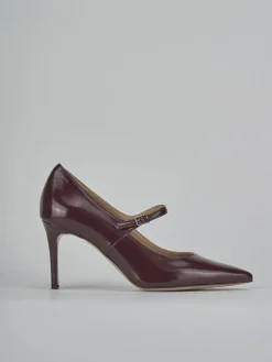 Online Décolleté tacco 7cm vernice bordo' Donna Décolleté