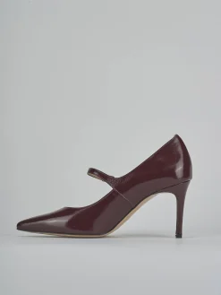 Online Décolleté tacco 7cm vernice bordo' Donna Décolleté