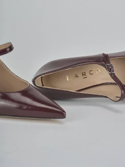 Online Décolleté tacco 7cm vernice bordo' Donna Décolleté