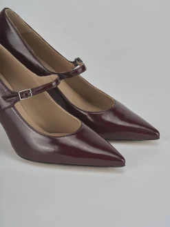 Online Décolleté tacco 7cm vernice bordo' Donna Décolleté