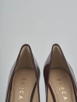 New Décolleté tacco 7cm vernice bordo' Donna Décolleté