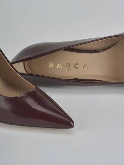 Outlet Décolleté tacco 10cm vernice bordo' Donna Décolleté