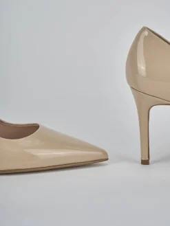 Outlet Décolleté tacco 7cm vernice Donna Décolleté