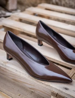 Discount Décolleté tacco 5cm vernice testa Donna Décolleté