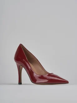 Discount Décolleté tacco 9cm vernice bordo' Donna Décolleté