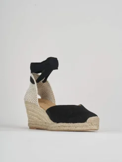 Online Espadrillas tacco 6cm camoscio Donna Espadrillas