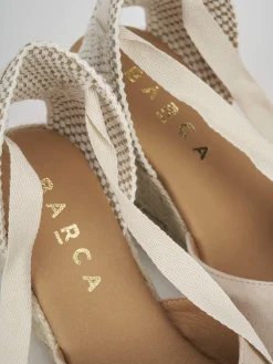 Espadrillas tacco 8cm camoscio Donna Espadrillas