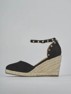 Online Espadrillas tacco 9cm camoscio sostenible Donna Espadrillas