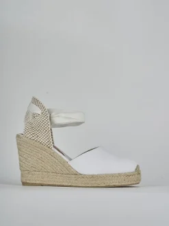 Discount Espadrillas tacco 9cm tessuto Donna Espadrillas