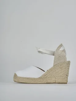 Discount Espadrillas tacco 9cm tessuto Donna Espadrillas
