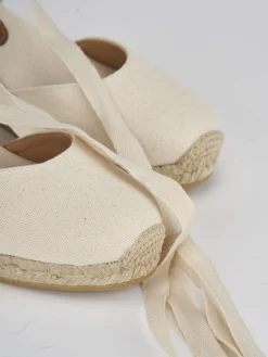 Sale Espadrillas tacco 4cm tessuto Donna Espadrillas