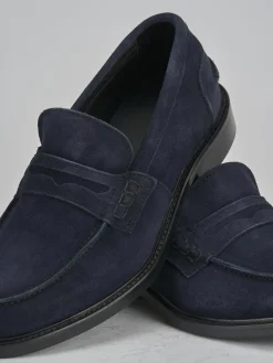 Outlet Mocassini camoscio Uomo Mocassini