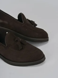 Outlet Mocassini camoscio testa Uomo Mocassini