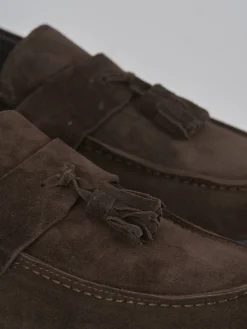 Hot Mocassini camoscio testa Uomo Mocassini