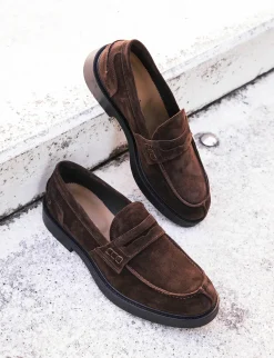 Sale Mocassini camoscio testa Uomo Mocassini