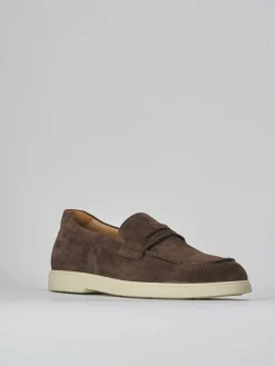 Outlet Mocassini camoscio testa Uomo Mocassini