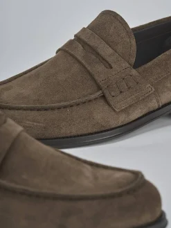 Hot Mocassini camoscio testa Uomo Mocassini