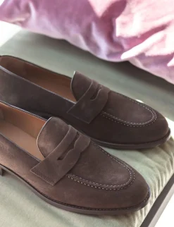 New Mocassini camoscio testa Uomo Mocassini