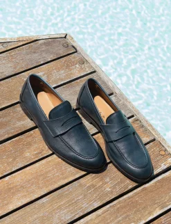 New Mocassini pelle Uomo Mocassini