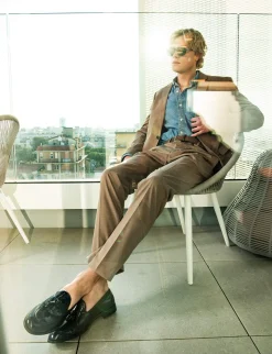 New Mocassini pelle Uomo Mocassini