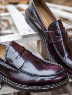 Sale Mocassini pelle bordo' Uomo Mocassini