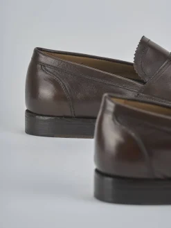 Hot Mocassini pelle testa Uomo Mocassini