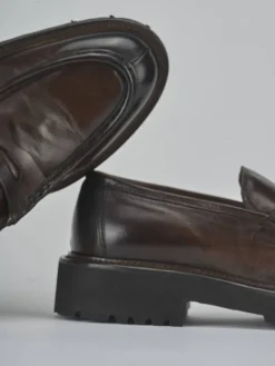 New Mocassini pelle testa Uomo Mocassini