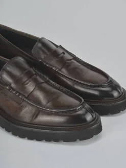 New Mocassini pelle testa Uomo Mocassini