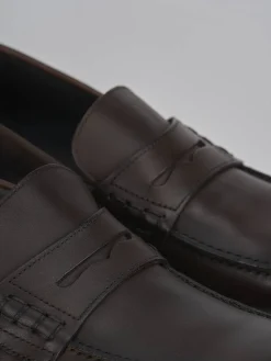 Hot Mocassini pelle testa Uomo Mocassini