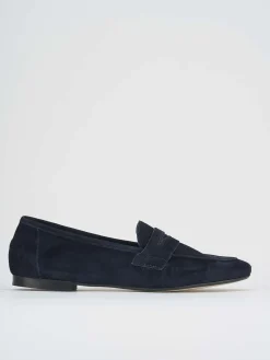 Discount Mocassini tacco 1cm camoscio Donna Mocassini